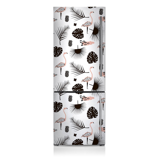 Sansibar Home T Raufkleber Leaves And Flamingos Wayfair De